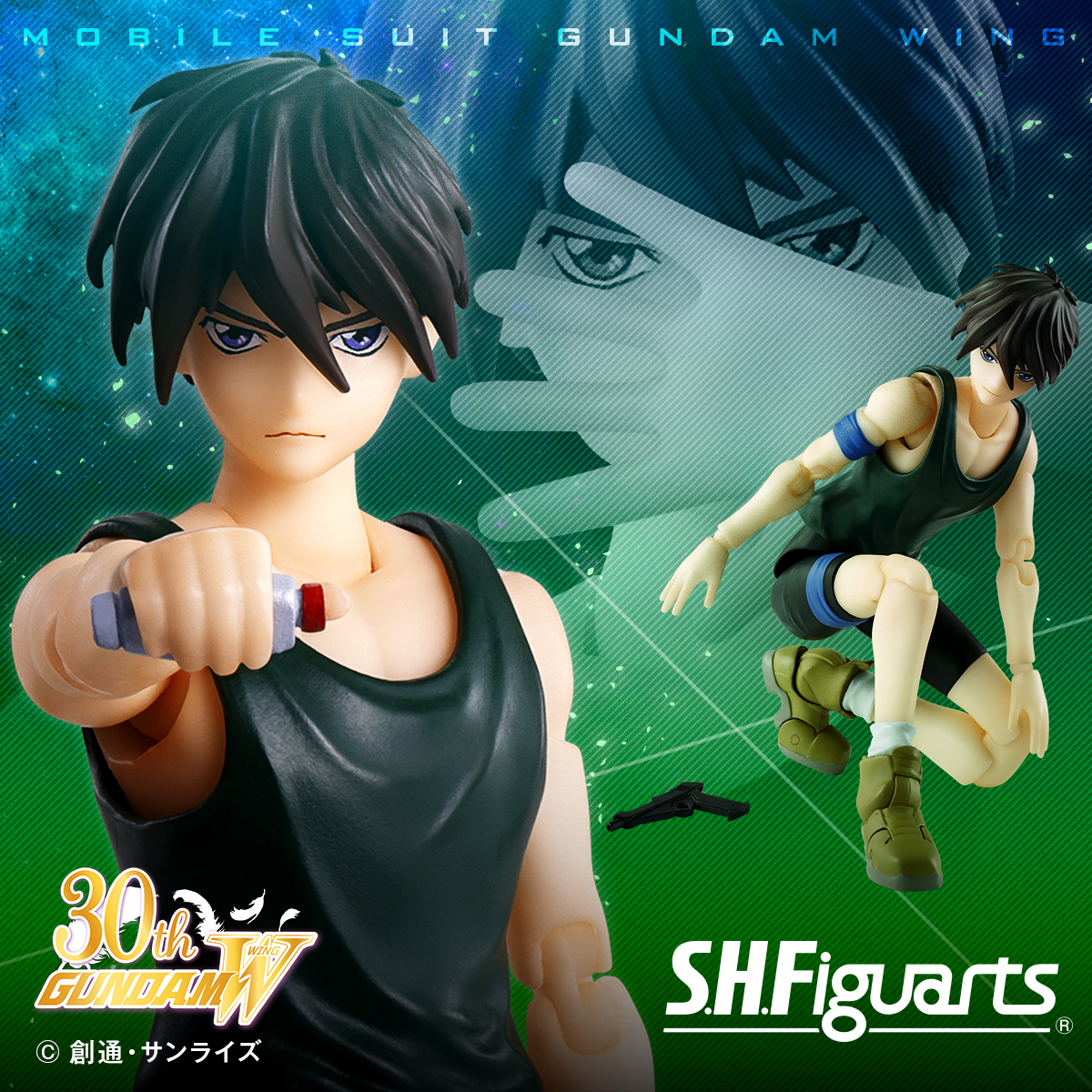 【新機動戦記ガンダムW】「ヒイロ・ユイ」がS.H.Figuartsに登場！