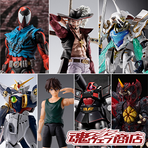 【魂ウェブ商店】ミホーク、スカーレットスパイダー、ヒイロ・ユイ、デストロイア、プロトタイプ・ドム、ウイングガンダムが7月25日16時受注開始！