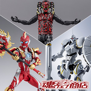 【魂ウェブ商店】エグザベ専用ギャン(ハクジ装備)、ウルトラマンオメガ、クモオーグが2月13日16時受注開始!