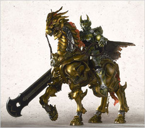 牙狼＜GARO＞シリーズ イクイップ&プロップ VOL.4 魔戒騎士ガロ(大河Ver.)&魔導馬 轟天&魔導刻