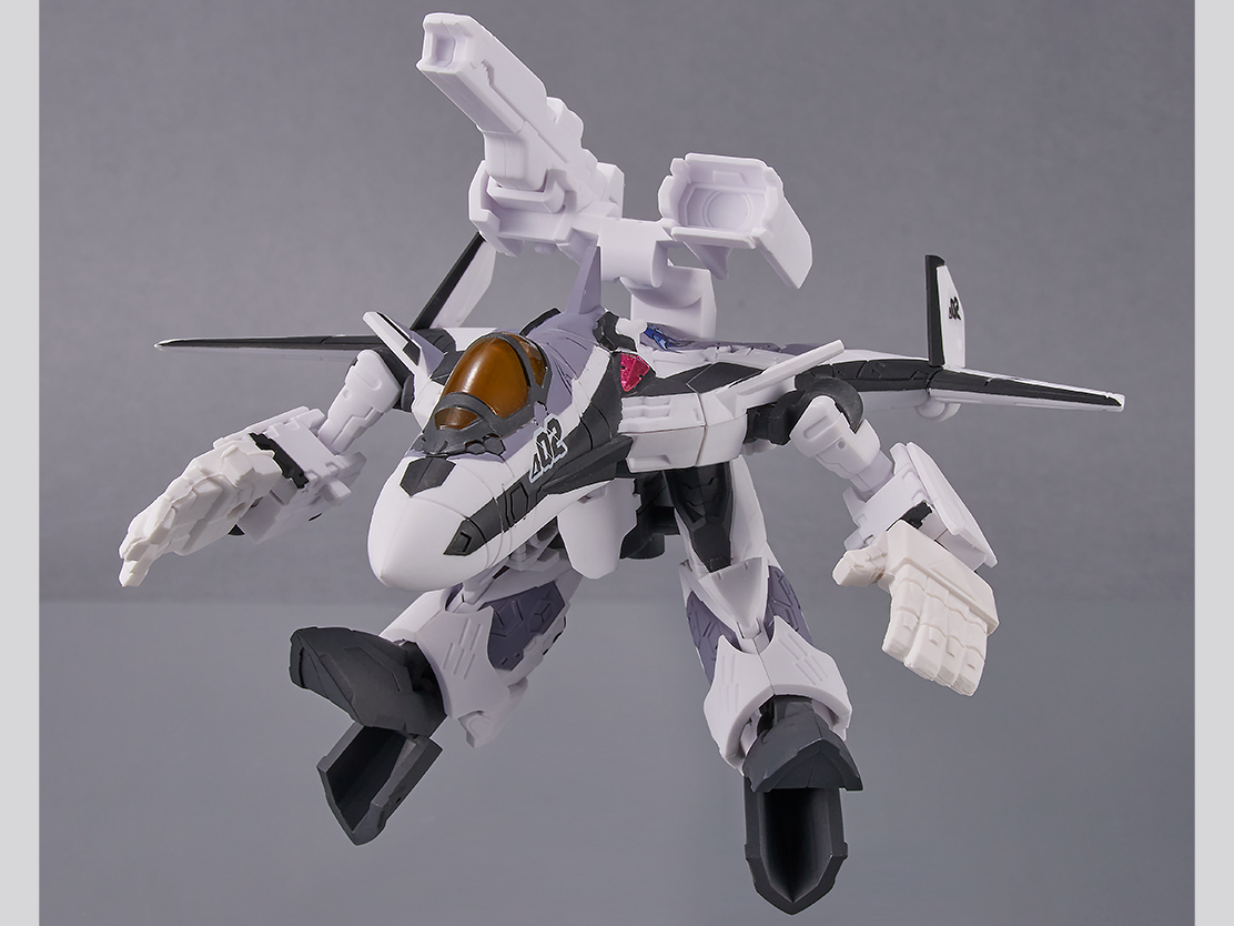 マクロスΔ フィギュア TINY SESSION （タイニーセッション） VF-31F ジークフリード (メッサー・イーレフェルト機) with カナメ・バッカニア