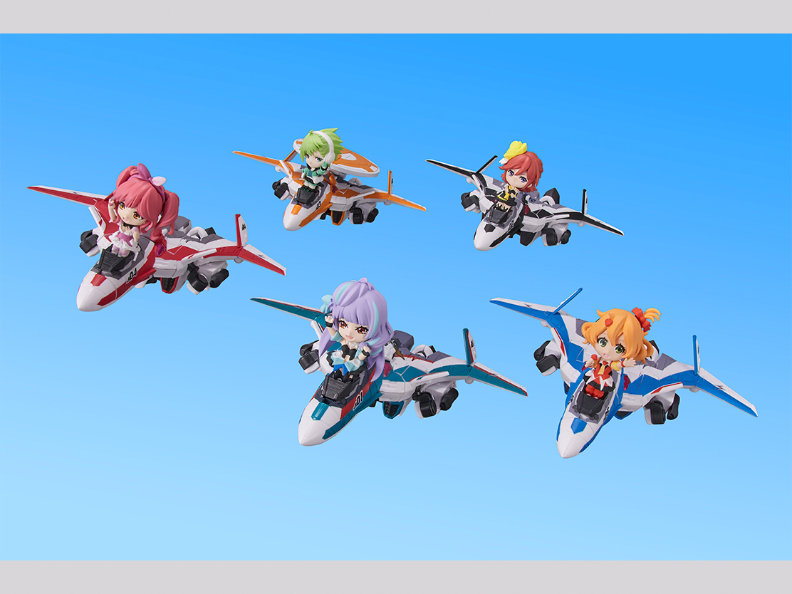 マクロスΔ フィギュア TINY SESSION （タイニーセッション） VF-31F ジークフリード (メッサー・イーレフェルト機) with カナメ・バッカニア
