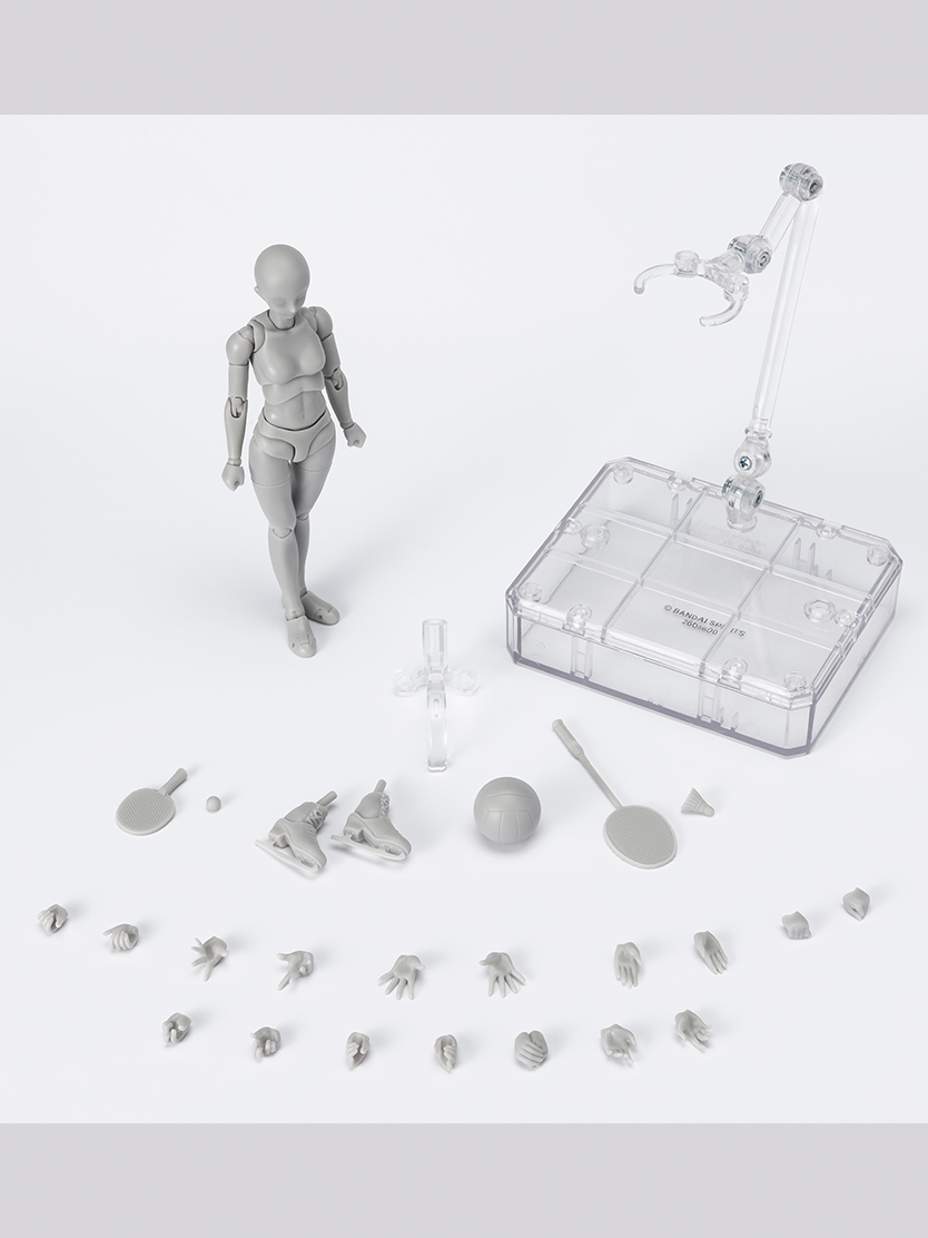 ボディくん・ボディちゃん フィギュア S.H.Figuarts ボディちゃん -スポーツ- Edition DX SET (Gray Color Ver.)