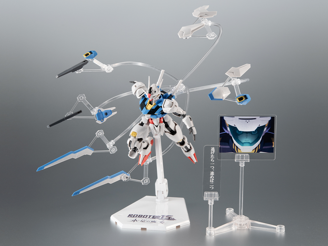 機動戦士ガンダム 水星の魔女 フィギュア ROBOT魂（ロボットダマシイ） ＜SIDE MS＞ XVX-016 ガンダム・エアリアル ver. A.N.I.M.E. ～ROBOT魂15th ANNIVERSARY～