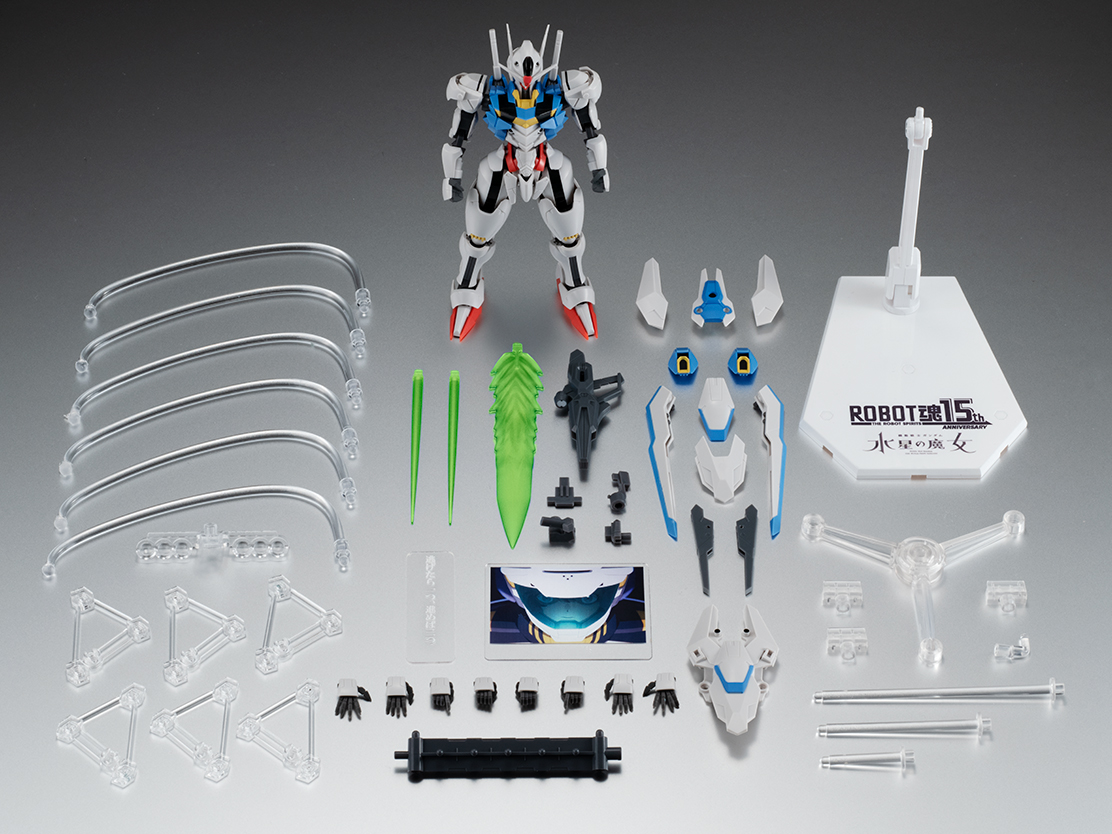 機動戦士ガンダム 水星の魔女 フィギュア ROBOT魂（ロボットダマシイ） ＜SIDE MS＞ XVX-016 ガンダム・エアリアル ver. A.N.I.M.E. ～ROBOT魂15th ANNIVERSARY～