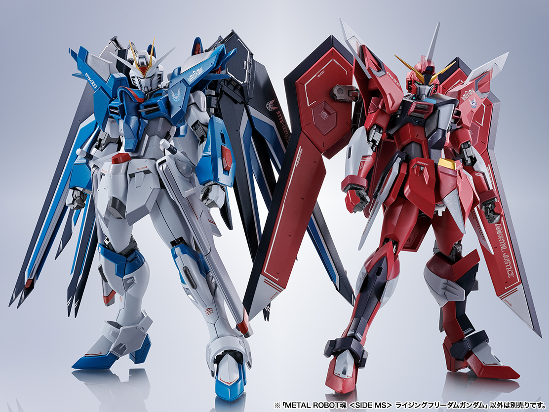 機動戦士ガンダムSEED FREEDOM フィギュア METAL ROBOT魂 ＜SIDE MS＞ ライジングフリーダムガンダム