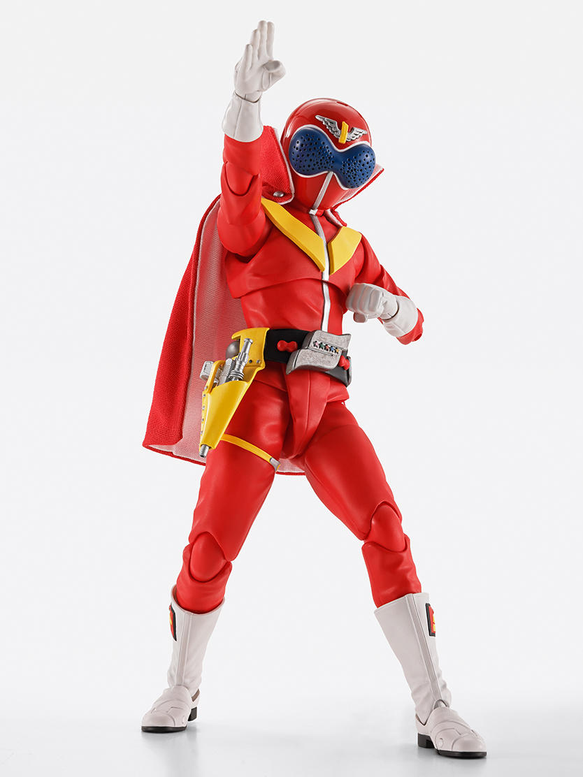 秘密戦隊ゴレンジャー フィギュア S.H.Figuarts（真骨彫製法） アカレンジャー スーパー戦隊 50th Anniversary Ver.（初回限定台座付属）