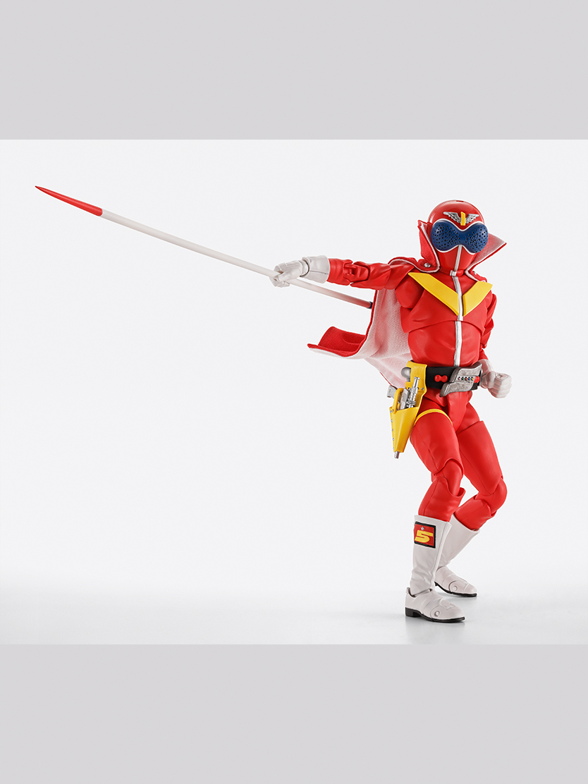 秘密戦隊ゴレンジャー フィギュア S.H.Figuarts（真骨彫製法） アカレンジャー スーパー戦隊 50th Anniversary Ver.（初回限定台座付属）