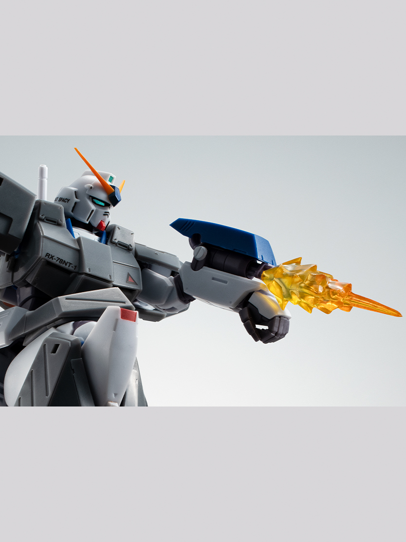 機動戦士ガンダム0080 ポケットの中の戦争 フィギュア ROBOT魂 ＜SIDE MS＞ RX-78NT-1 ガンダムNT-1＆チョバム・アーマー ver. A.N.I.M.E.