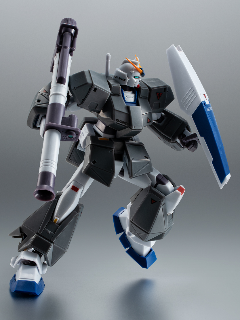 機動戦士ガンダム0080 ポケットの中の戦争 フィギュア ROBOT魂 ＜SIDE MS＞ RX-78NT-1 ガンダムNT-1＆チョバム・アーマー ver. A.N.I.M.E.