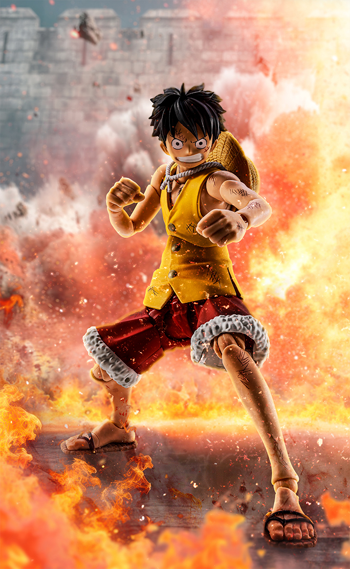 ワンピース フィギュア S.H.Figuarts モンキー・D・ルフィ -マリンフォード頂上決戦-
