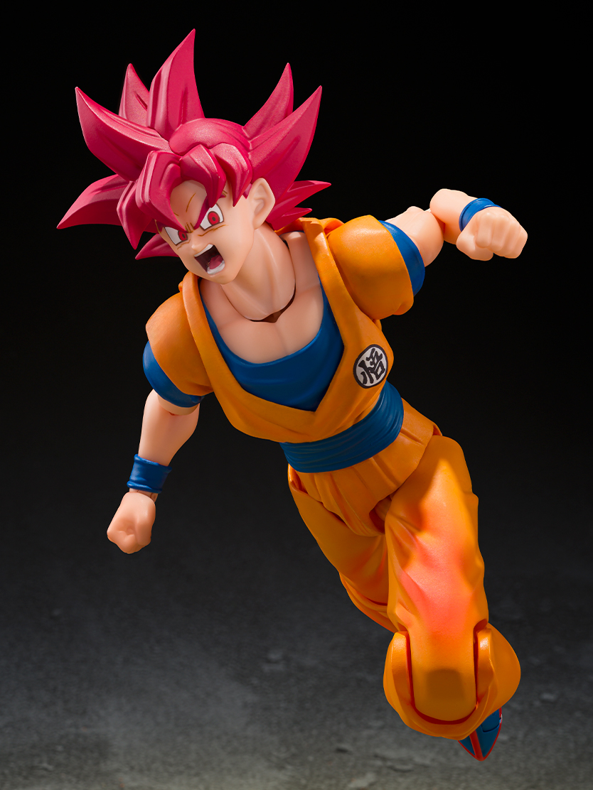 ドラゴンボール超 フィギュア S.H.Figuarts 超サイヤ人ゴッド孫悟空〈神の気を纏いし姿〉