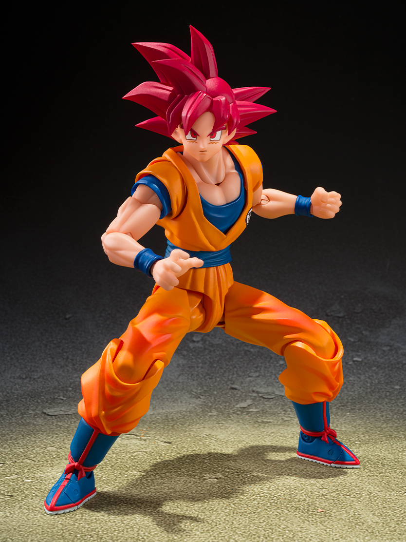 ドラゴンボール超 フィギュア S.H.Figuarts 超サイヤ人ゴッド孫悟空〈神の気を纏いし姿〉