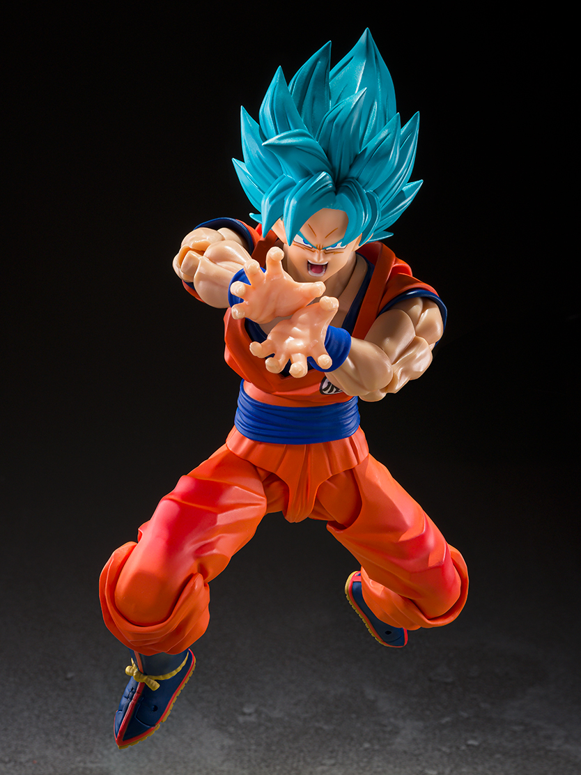 ドラゴンボール超 フィギュア S.H.Figuarts 超サイヤ人ゴッド超サイヤ人孫悟空〈限界を超えし蒼き力〉