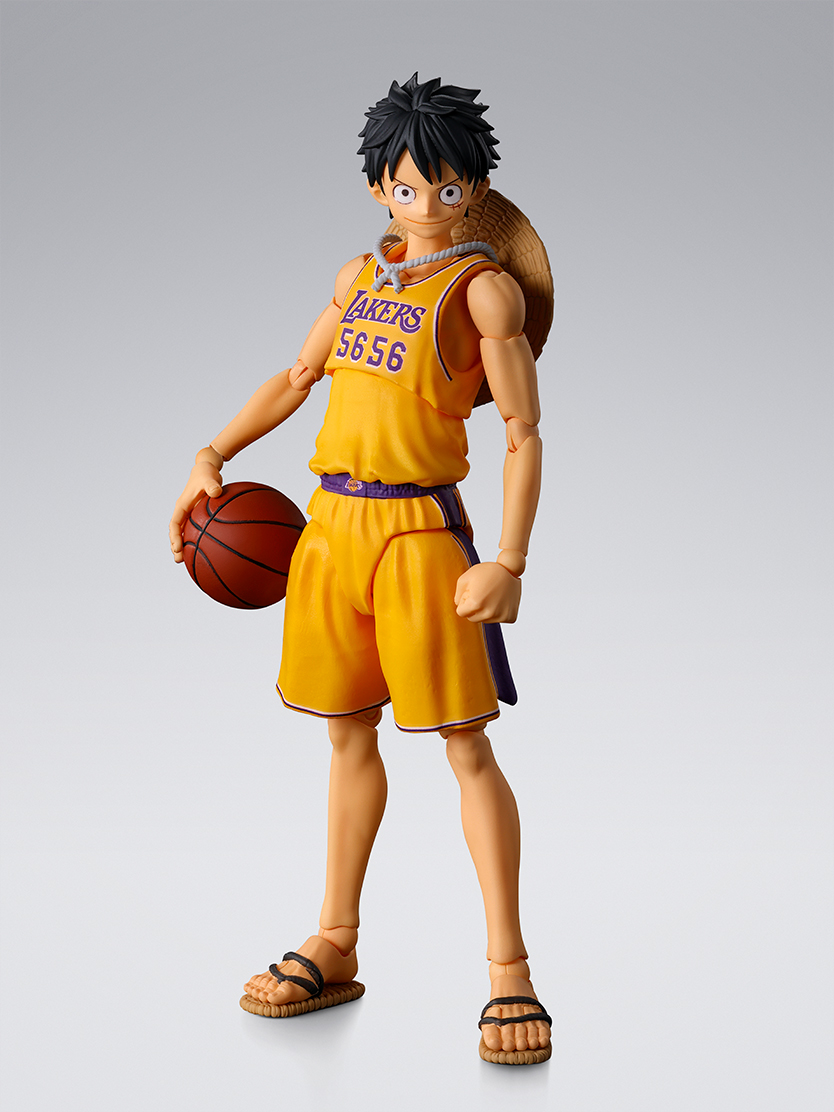 ワンピース フィギュア S.H.Figuarts ONE PIECE×NBA モンキー・D・ルフィ -LOS ANGELES LAKERS ver.-