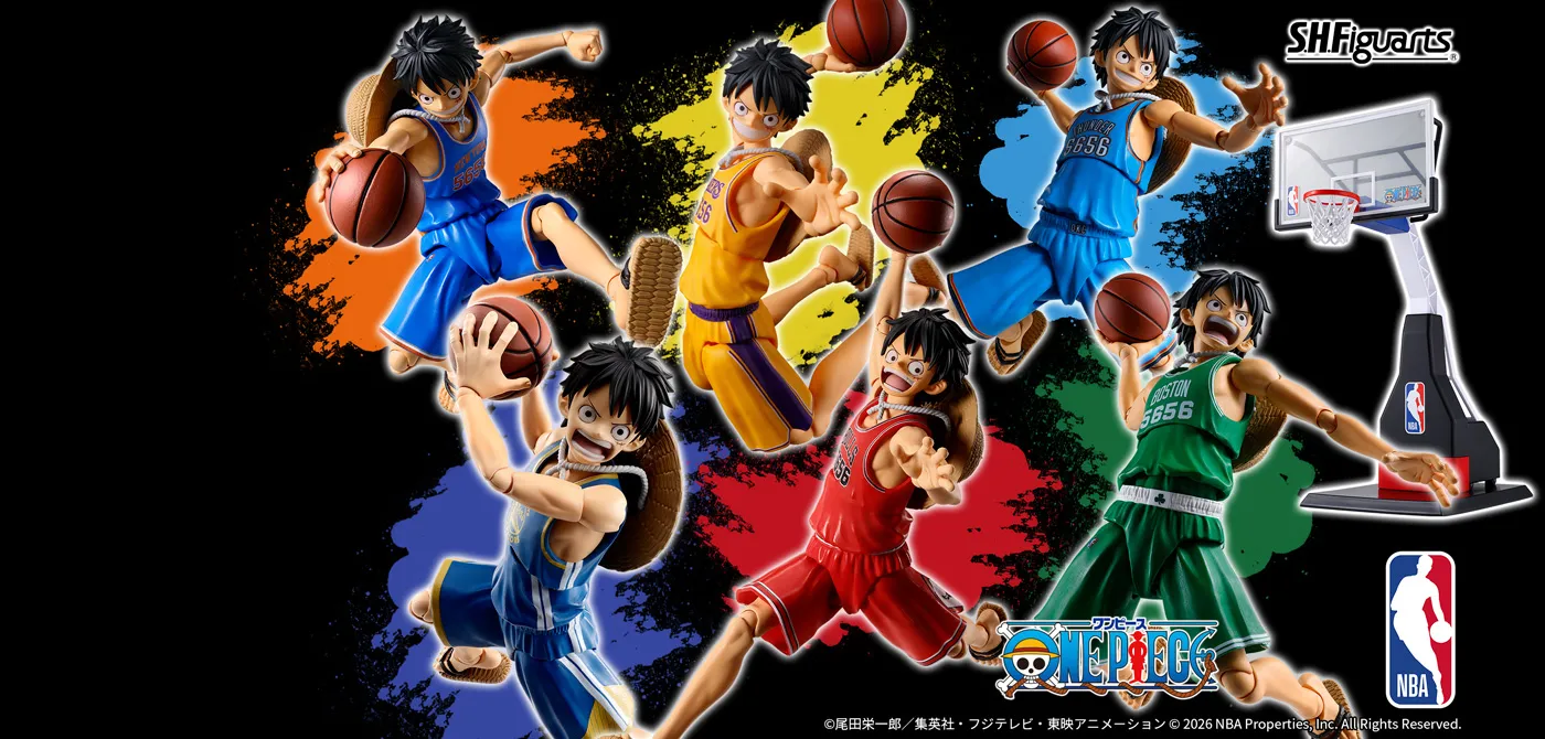 ONE PIECE×NBA モンキー・D・ルフィ -LOS ANGELES LAKERS ver.- 