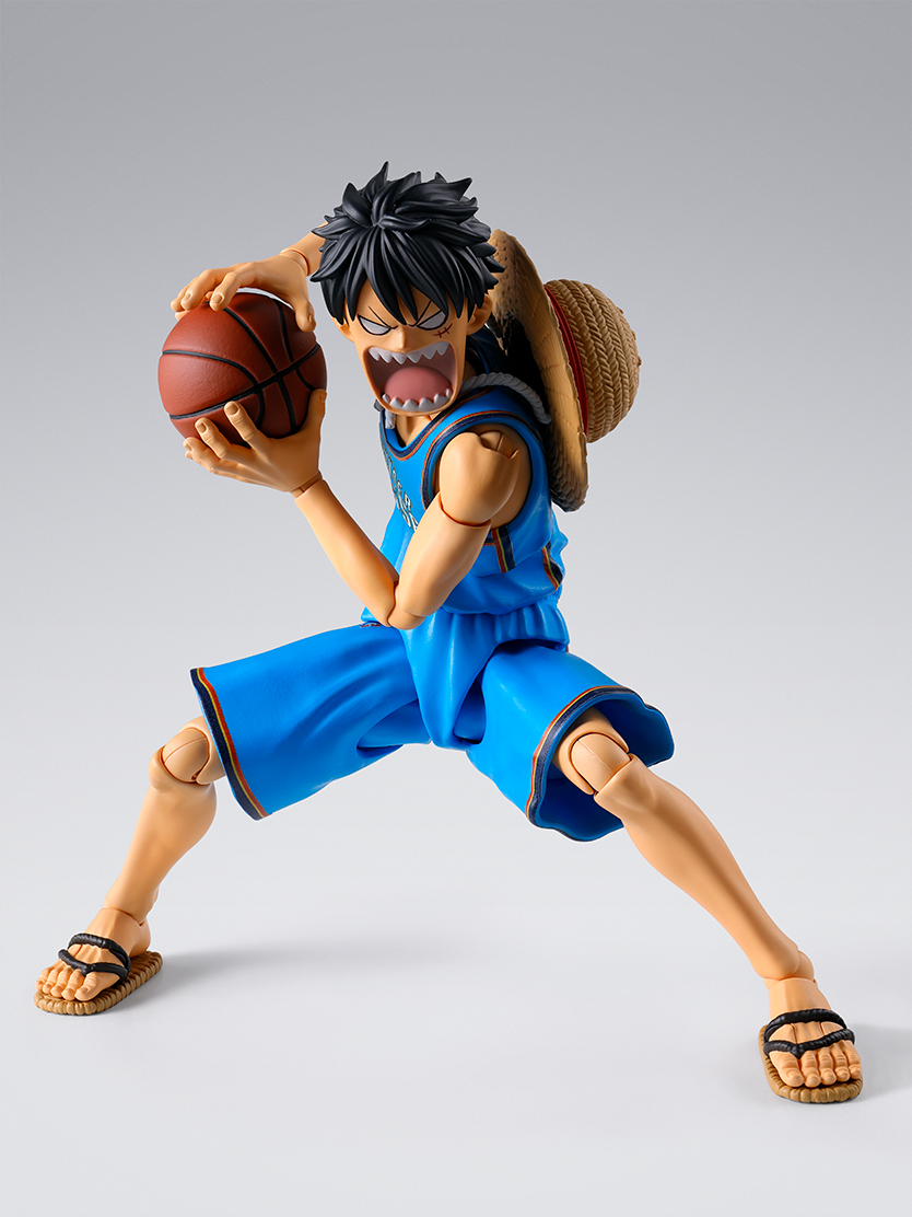 ワンピースフィギュア S.H.Figuarts ONE PIECE×NBA モンキー・D・ルフィ -OKLAHOMA CITY THUNDER ver.-