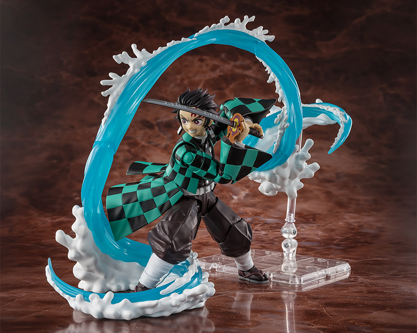 鬼滅の刃 フィギュア S.H.Figuarts 竈門炭治郎＆冨岡義勇 水の呼吸エフェクトパーツSET