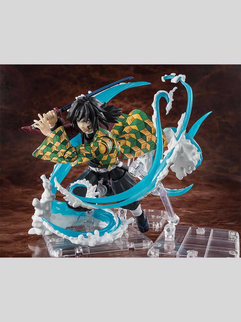 鬼滅の刃 フィギュア S.H.Figuarts 竈門炭治郎＆冨岡義勇 水の呼吸エフェクトパーツSET