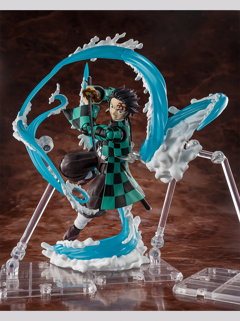 鬼滅の刃 フィギュア S.H.Figuarts 竈門炭治郎＆冨岡義勇 水の呼吸エフェクトパーツSET