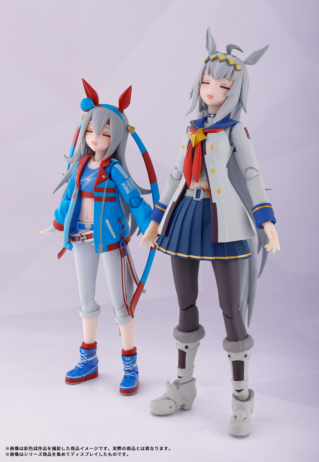 「S.H.Figuarts ウマ娘 プリティーダービー オグリキャップ」「S.H.Figuarts ウマ娘 プリティーダービー タマモクロス」画像