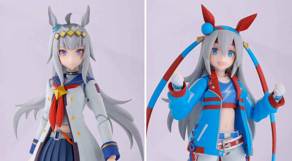 「S.H.Figuarts ウマ娘 プリティーダービー オグリキャップ」「S.H.Figuarts ウマ娘 プリティーダービー タマモクロス」画像