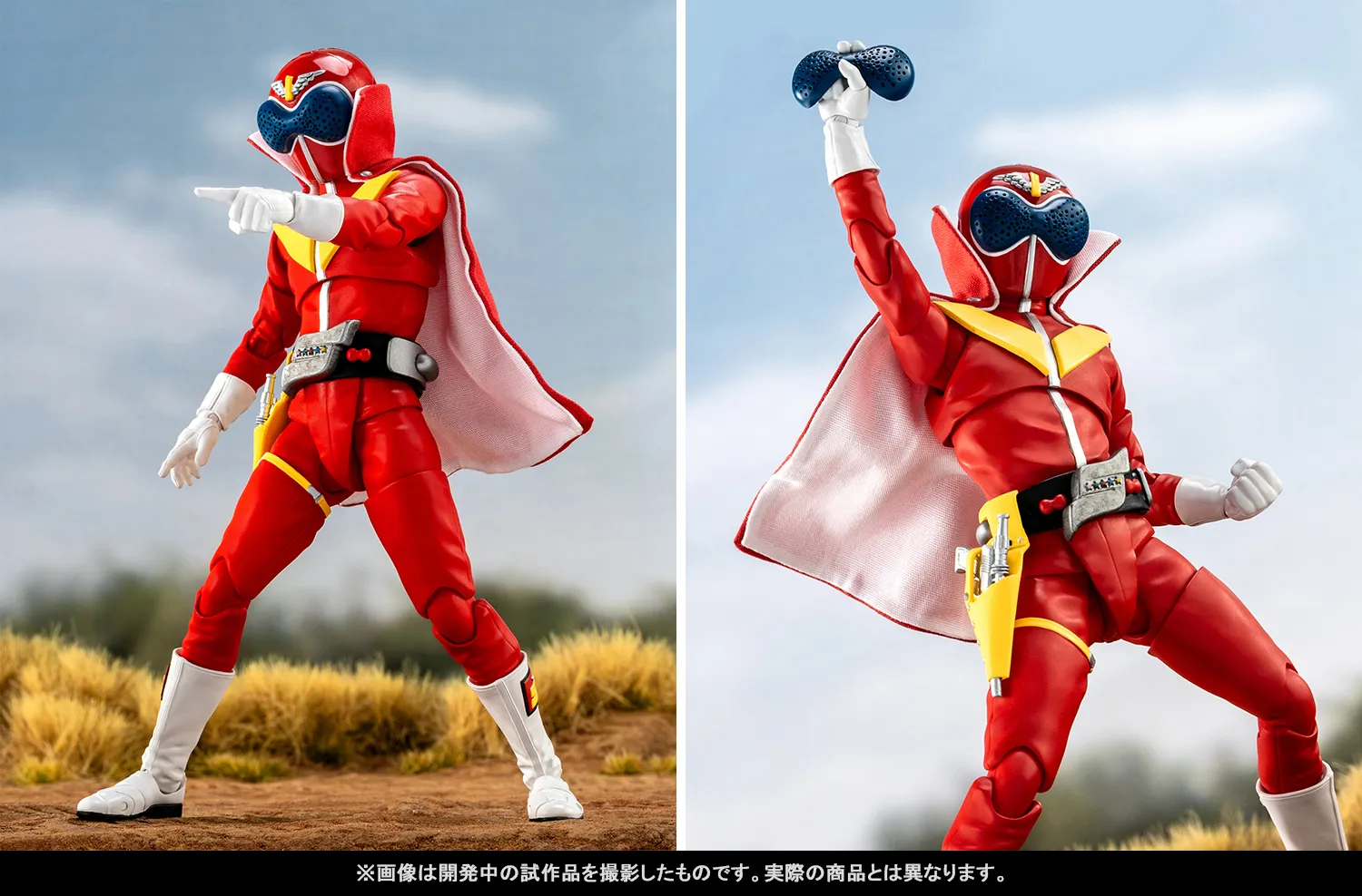 伝説の初代レッドが真骨彫製法で蘇る！6月2日（月）一般店頭予約開始「S.H.Figuarts（真骨彫製法） アカレンジャー スーパー戦隊 50th Anniversary Ver.（初回限定台座付属）」
