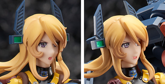 表情パーツ各種は、別売りの「S.H.Figuarts 森雪」とも交換可能！