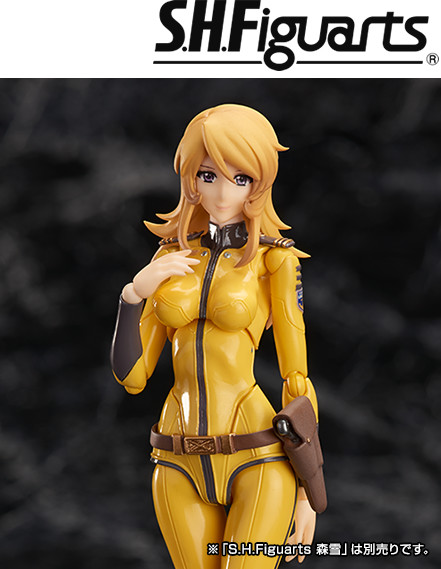 表情パーツ各種は、別売りの「S.H.Figuarts 森雪」とも交換可能！